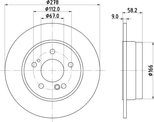 Mintex MDC1004 - Disque de frein cwaw.fr