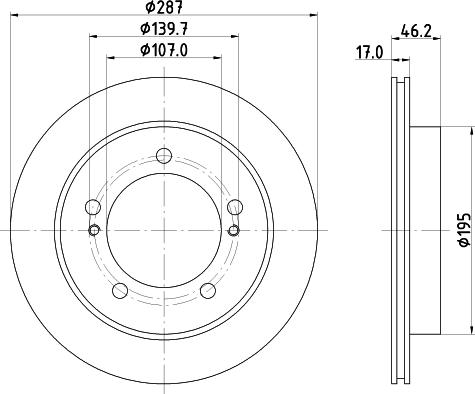 Mintex MDC1014 - Disque de frein cwaw.fr