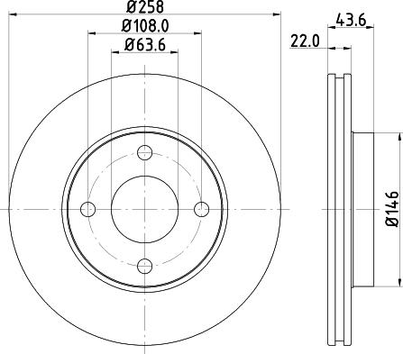 Mintex MDC1030 - Disque de frein cwaw.fr