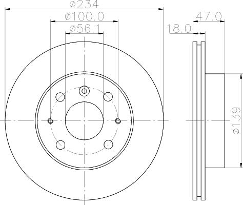 Mintex MDC1032 - Disque de frein cwaw.fr