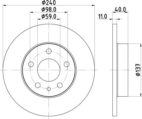 Mintex MDC1022 - Disque de frein cwaw.fr