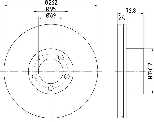 Mintex MDC10 - Disque de frein cwaw.fr