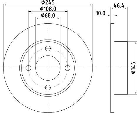 Mintex MDC1159 - Disque de frein cwaw.fr