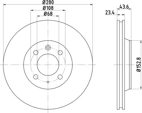 Mintex MDC1100 - Disque de frein cwaw.fr