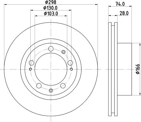 Mintex MDC1133 - Disque de frein cwaw.fr