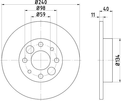 Mintex MDC1120 - Disque de frein cwaw.fr