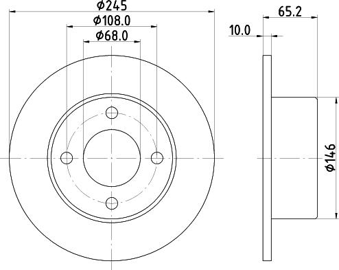 Mintex MDC1122 - Disque de frein cwaw.fr