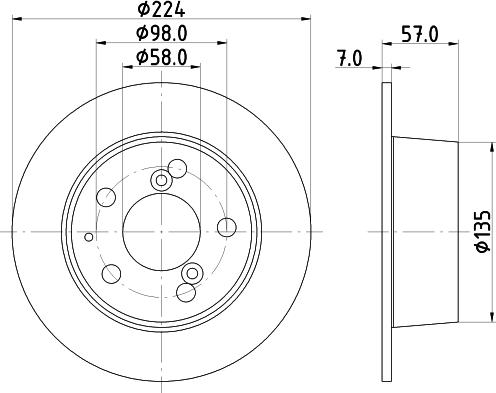 Mintex MDC189 - Disque de frein cwaw.fr