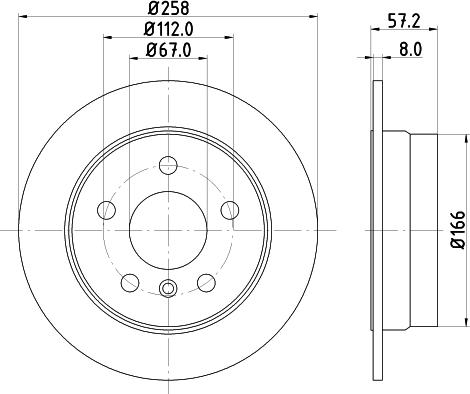 Mintex MDC1846C - Disque de frein cwaw.fr