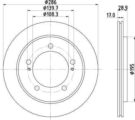 Mintex MDC1847 - Disque de frein cwaw.fr