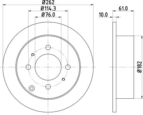 Mintex MDC1854 - Disque de frein cwaw.fr