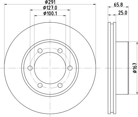 Mintex MDC1819 - Disque de frein cwaw.fr