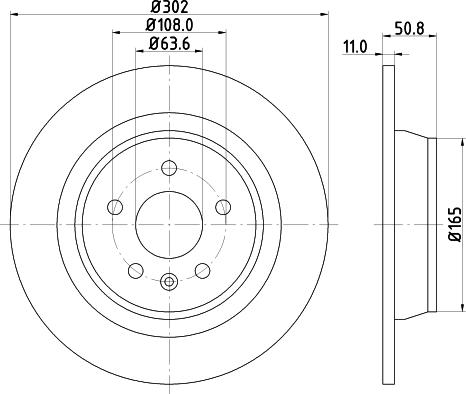 Mintex MDC1810C - Disque de frein cwaw.fr