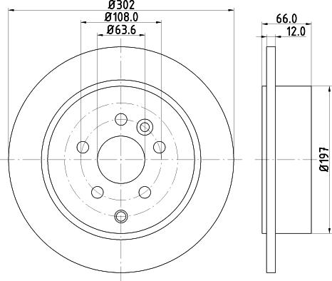 Mintex MDC1830 - Disque de frein cwaw.fr