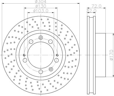 Mintex MDC1305R - Disque de frein cwaw.fr