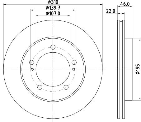 Mintex MDC1301 - Disque de frein cwaw.fr