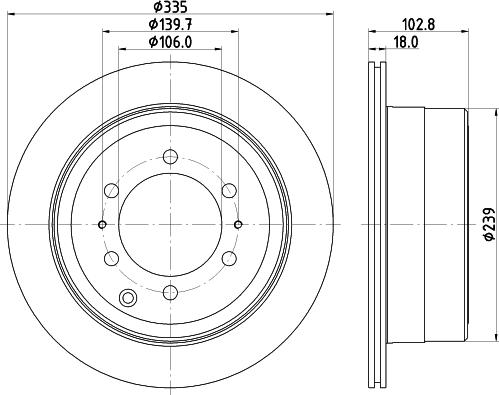 Mintex MDC1303 - Disque de frein cwaw.fr