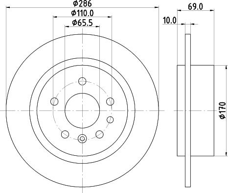 Mintex MDC1380 - Disque de frein cwaw.fr