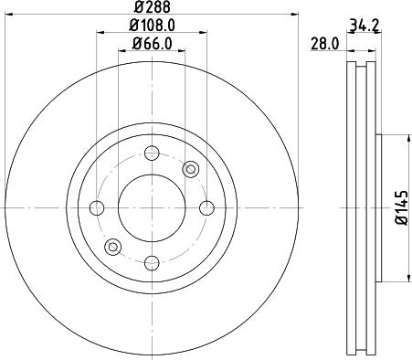 Mintex MDC1333 - Disque de frein cwaw.fr