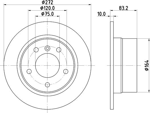 Mintex MDC1327 - Disque de frein cwaw.fr