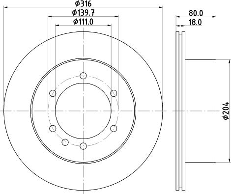 Mintex MDC1298 - Disque de frein cwaw.fr