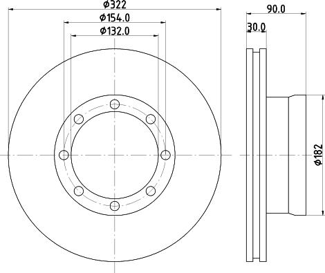 Mintex MDC1252 - Disque de frein cwaw.fr