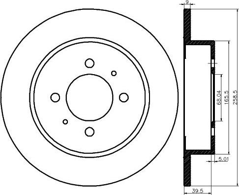 Mintex MDC1205 - Disque de frein cwaw.fr