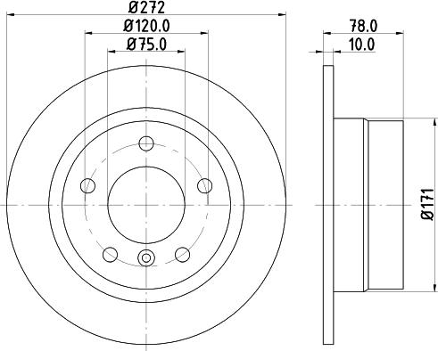 Mintex MDC1281 - Disque de frein cwaw.fr