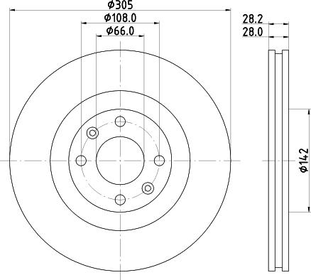 Mintex MDC1288 - Disque de frein cwaw.fr