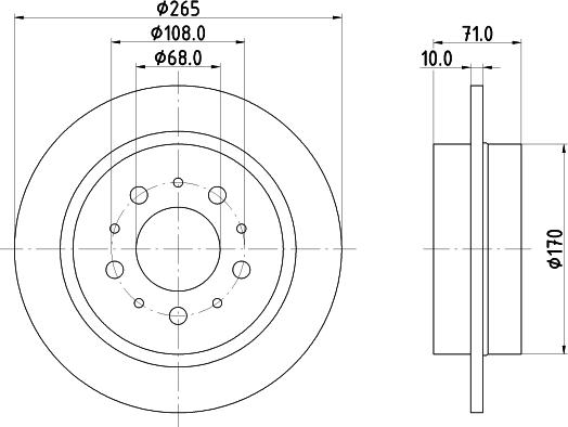 Mintex MDC1275 - Disque de frein cwaw.fr