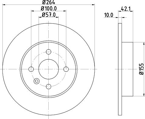 Mintex MDC1791 - Disque de frein cwaw.fr