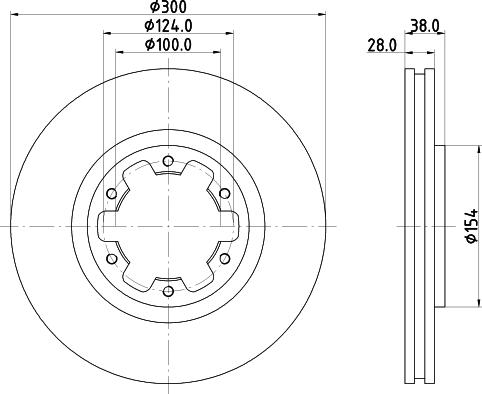 Mintex MDC1754 - Disque de frein cwaw.fr