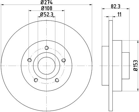 Mintex MDC1709 - Disque de frein cwaw.fr