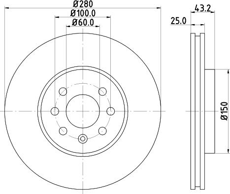 Mintex MDC1703 - Disque de frein cwaw.fr