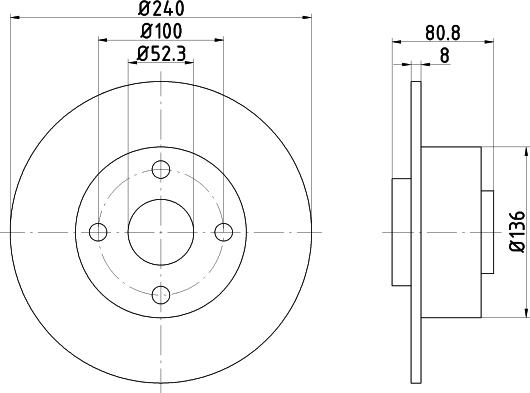 Mintex MDC1707 - Disque de frein cwaw.fr