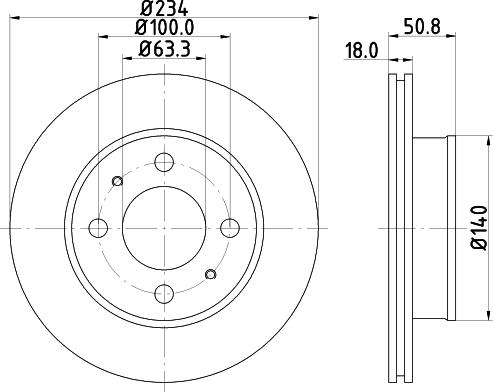 Mintex MDC1722 - Disque de frein cwaw.fr