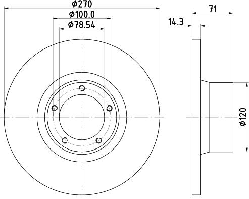 Mintex MDC177 - Disque de frein cwaw.fr