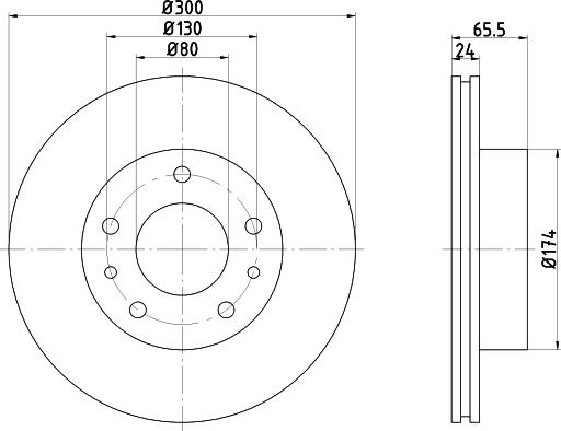 Mintex MDC840 - Disque de frein cwaw.fr