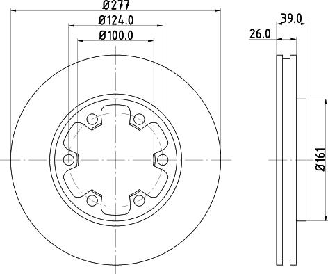 Mintex MDC859 - Disque de frein cwaw.fr