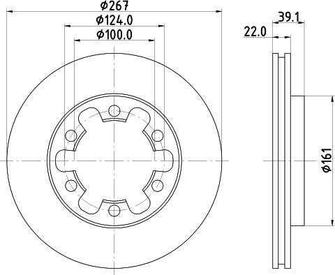 Mintex MDC817 - Disque de frein cwaw.fr