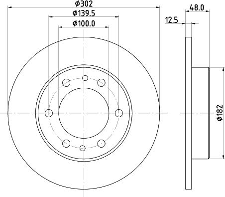 Mintex MDC880 - Disque de frein cwaw.fr