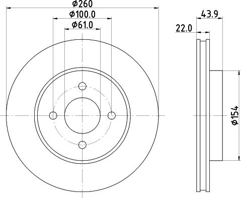 Mintex MDC83056C - Disque de frein cwaw.fr