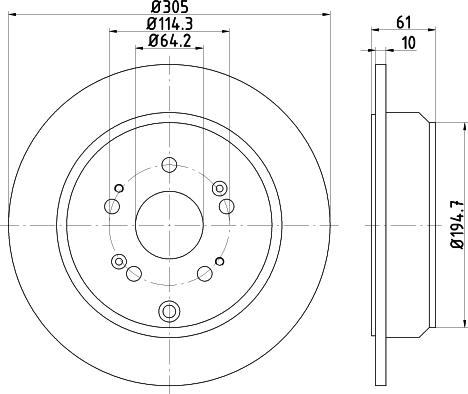 Mintex MDC83052C - Disque de frein cwaw.fr