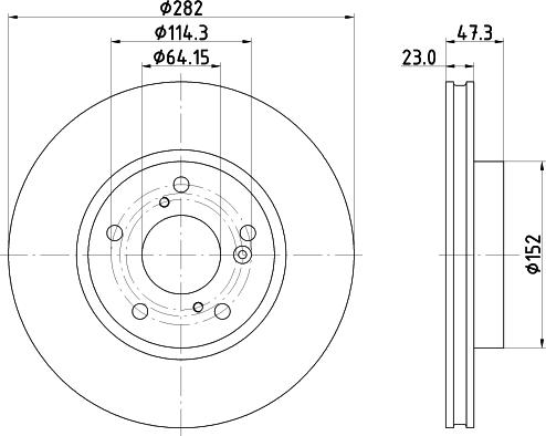 Mintex MDC83083C - Disque de frein cwaw.fr