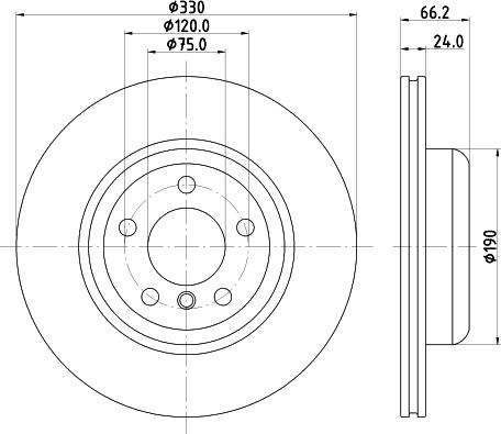 Mintex MDC83111C - Disque de frein cwaw.fr