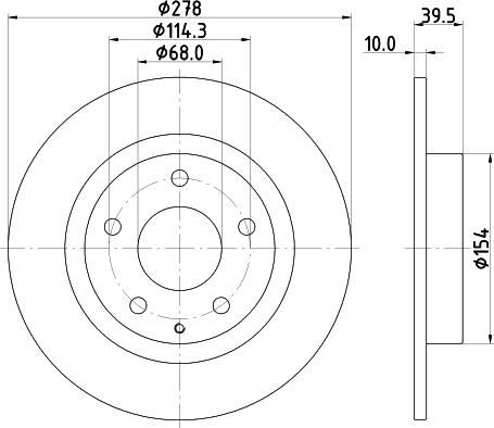 Mintex MDC82518C - Disque de frein cwaw.fr