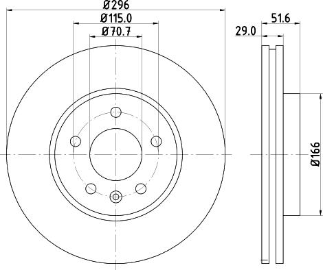 Mintex MDC82019C - Disque de frein cwaw.fr