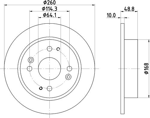 Mintex MDC820 - Disque de frein cwaw.fr