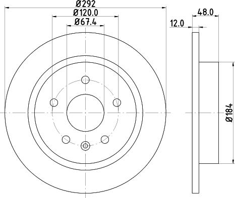 Mintex MDC82189C - Disque de frein cwaw.fr