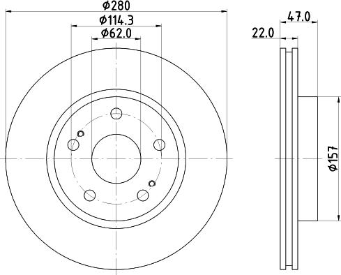 Mintex MDC82179C - Disque de frein cwaw.fr